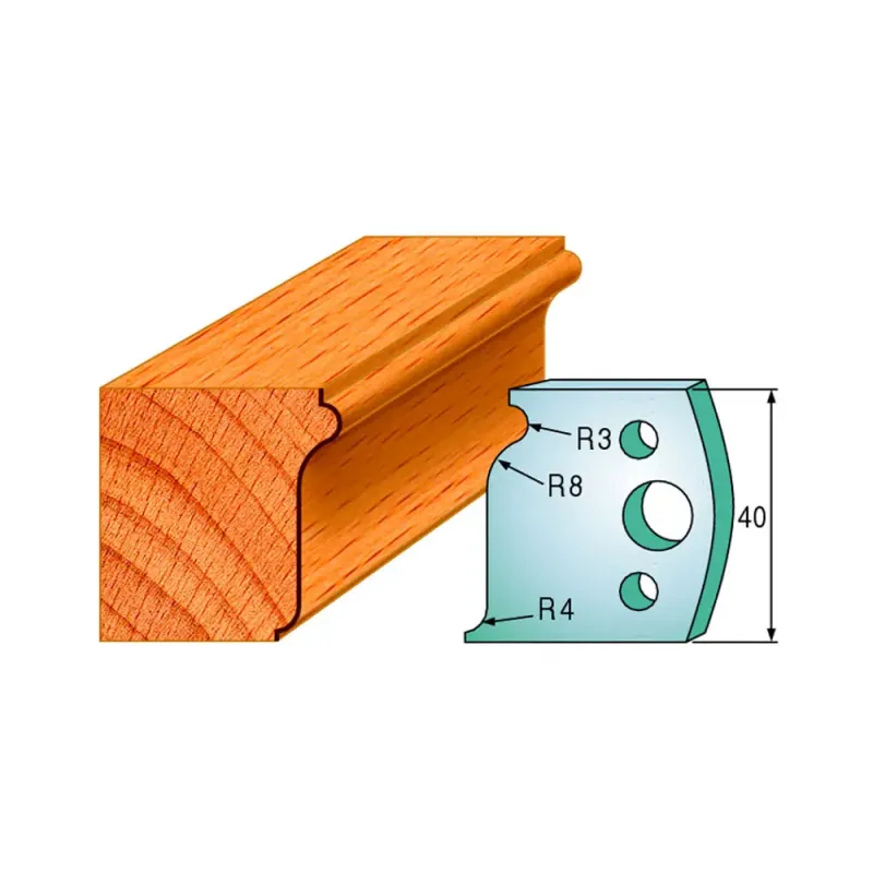 Cmt Profilknive Sæt 40mm Nr  110 690 110