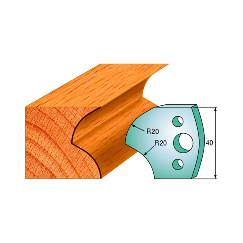Cmt Profilknive Sæt 40mm Nr  120 690 120