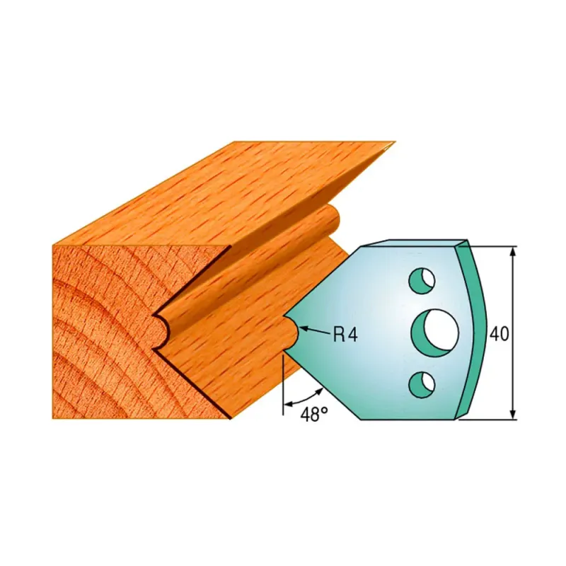 Cmt Profilknive Sæt 40mm Nr   80 690 080