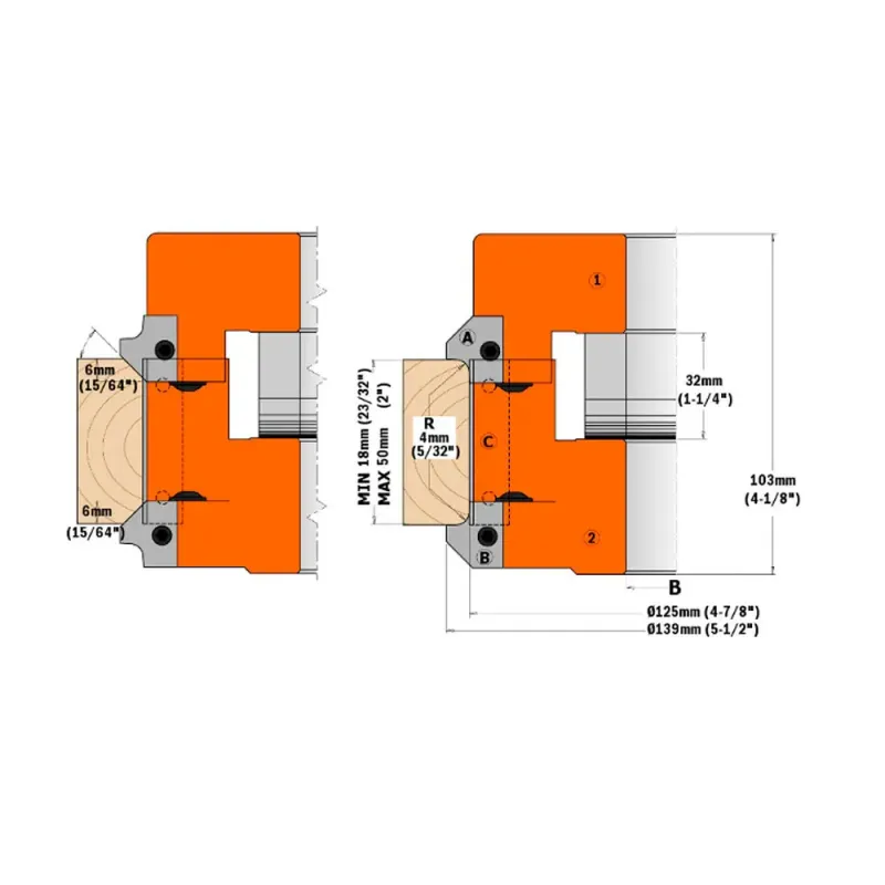 Cmt Radieplatte R3 45â    Stk  Cmt 695 005 A3