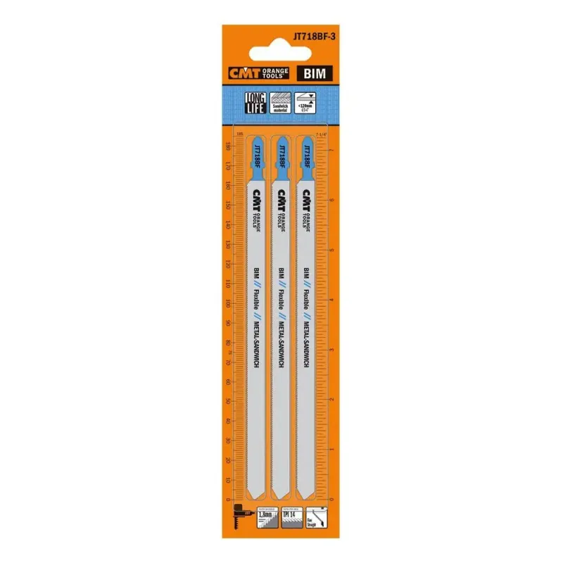 Cmt Stiksavklinge 160mm Bim Metal Flex Jt718bf-