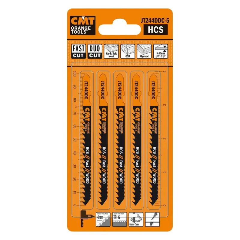 Cmt Stiksavklinge 75mm Hcs Fast Duo Jt244ddc-