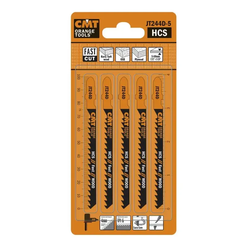 Cmt Stiksavklinge 75mm Hcs Fast Jt244d-