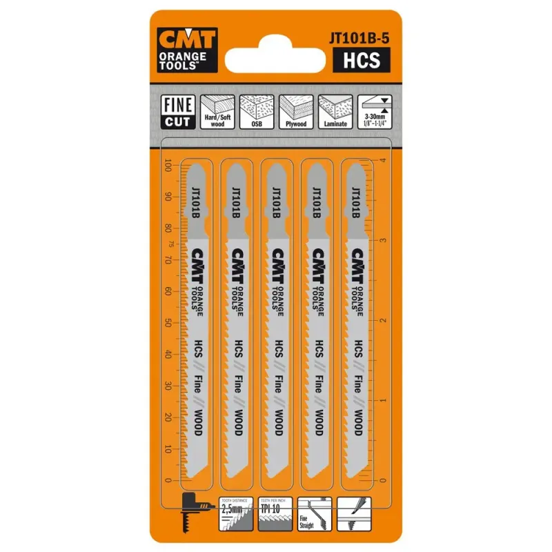 Cmt Stiksavklinge 75mm Hcs Fine Jt101b-
