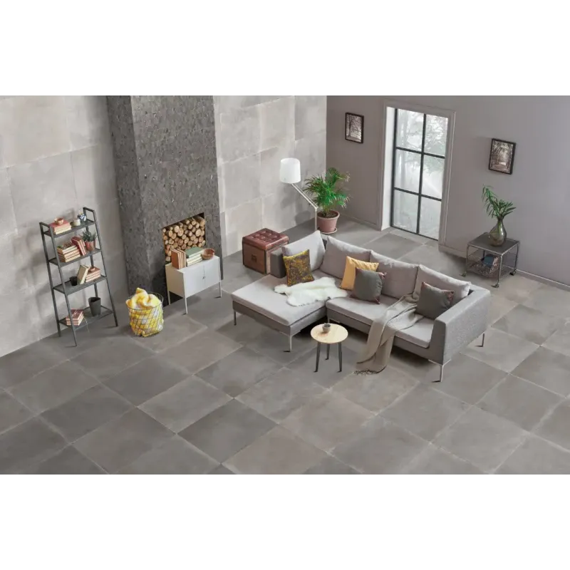 Dado Ceramica Contemporar   Grey Rett  81x81 Flise