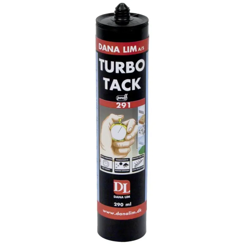 Dana Turbo-tack 291 Hvid 290ml