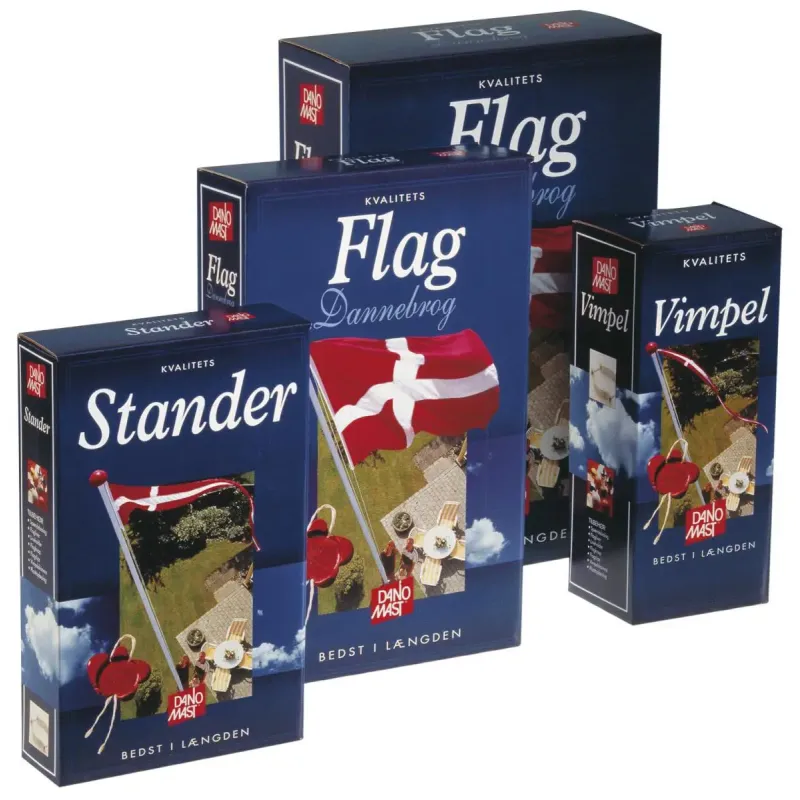 Dannebrogs Stander Til  -  Meter Stang