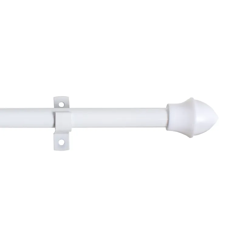 Debel Cafestang 12mm Forskydelig 85-135 Cm Hvid