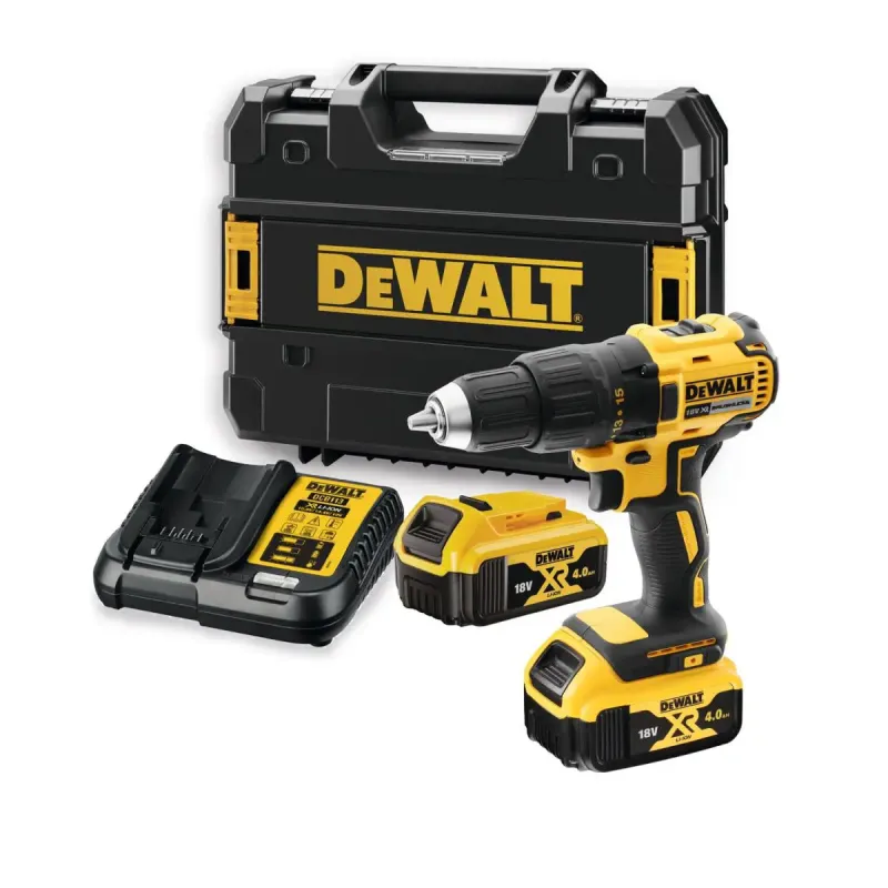 Dewalt 18v Boremaskine 2x4 0ah Dcd777m2t-qw