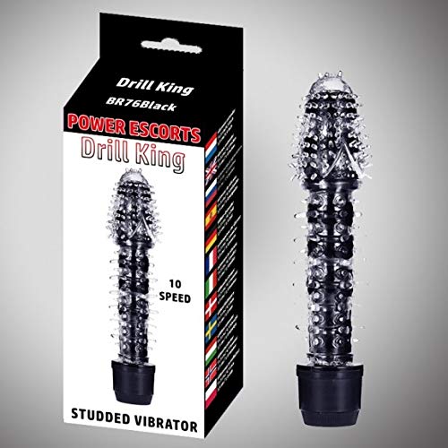 Drill King Vibrator Med Gummipigge