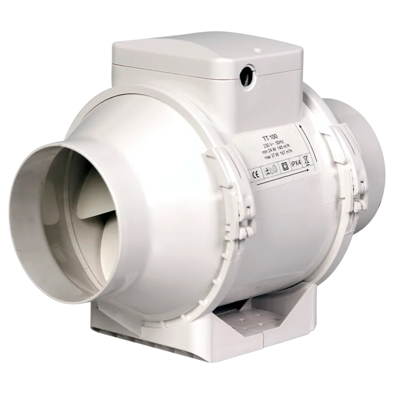 Duka Kanalventilator El125tt Hvid