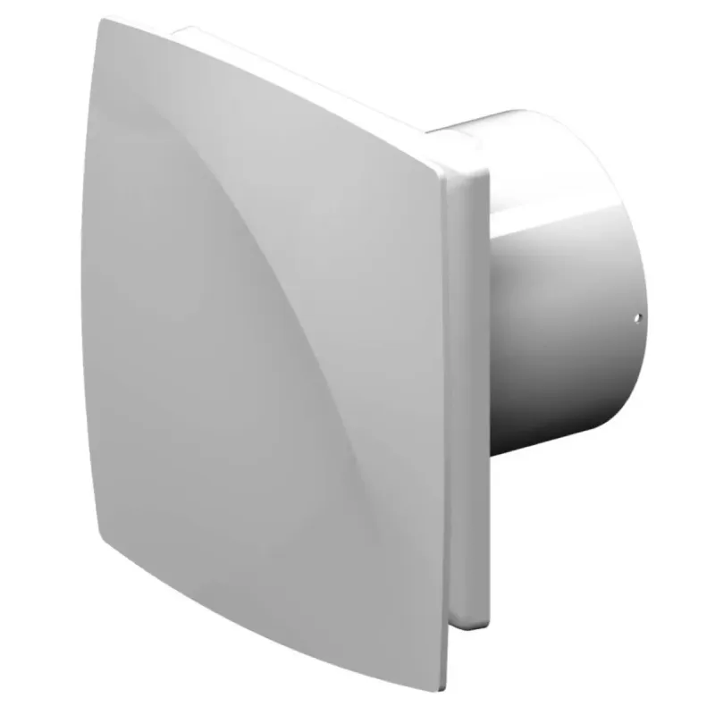 Duka Ventilator Fugt- Og Tidsstyret Pro 90 Th ø100mm Hvid