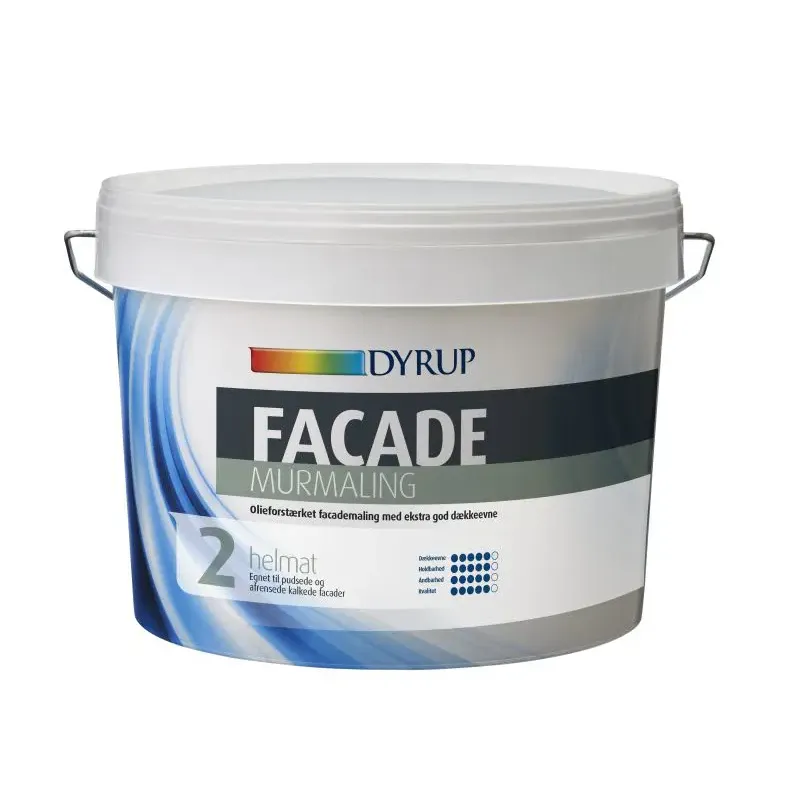 Dyrup Facade Murmaling Hvid   5lt