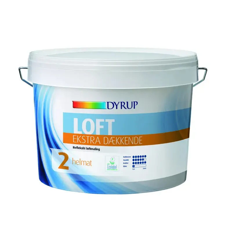 Dyrup Loft 02 Ekstra Dækkende Hvid   25lt
