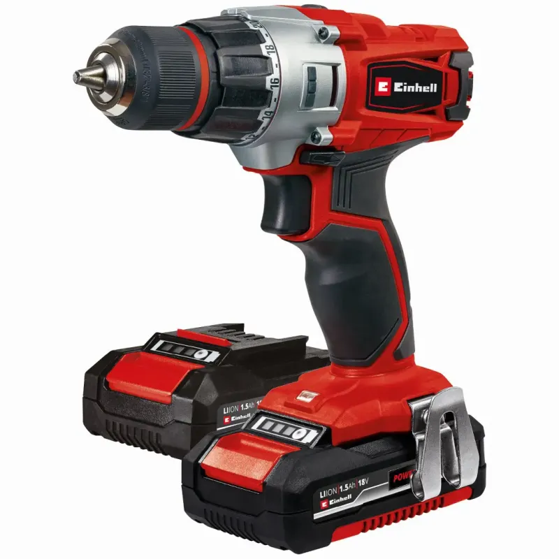 Einhell Akku-bore- Skruemaskine Med      18       Ah-batteri Og Oplader Te-cd 18   Li