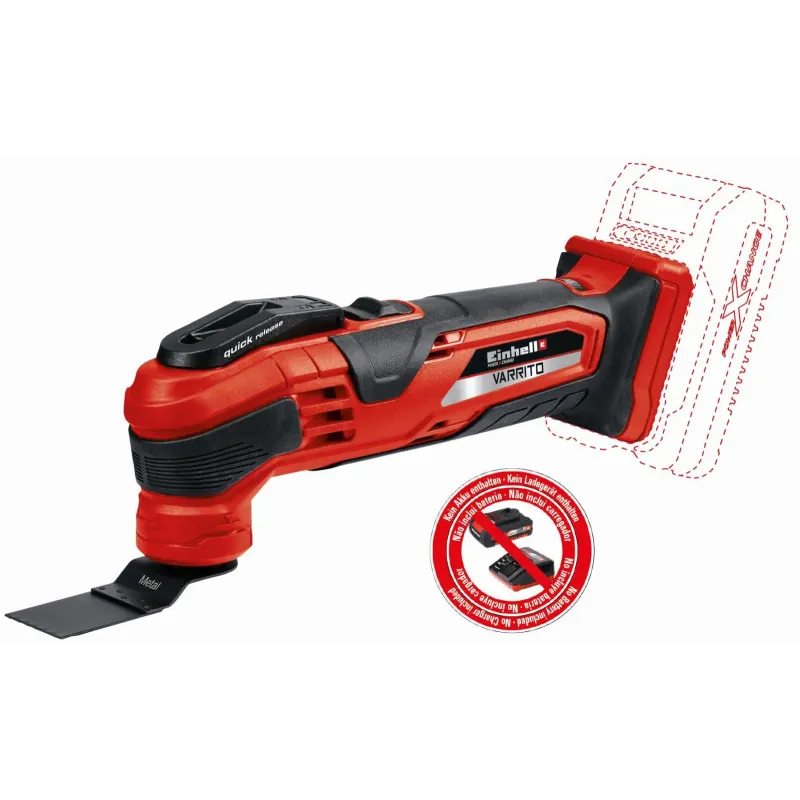 Einhell Akku-multisliber Fugeskærer 18   Li-ion Solo Varrito