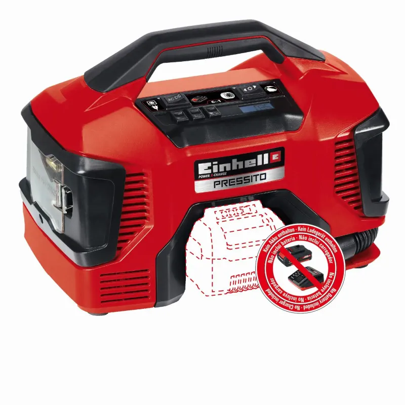 Einhell Hybridkompressor 18   Li-ion Solo Pressito 18