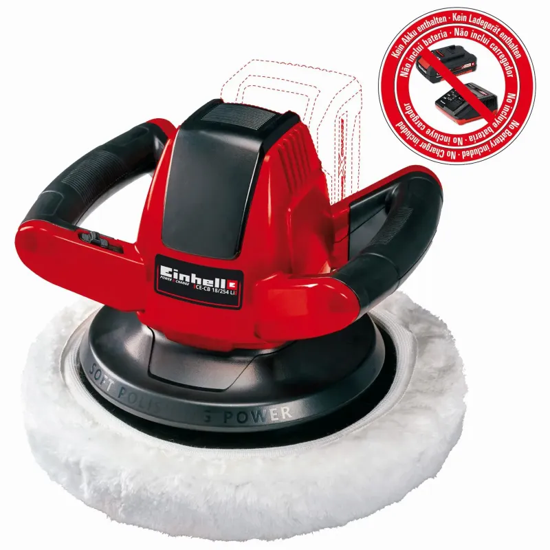 Einhell Poleremaskine 18   Li-ion Solo Ce-cb 18 254