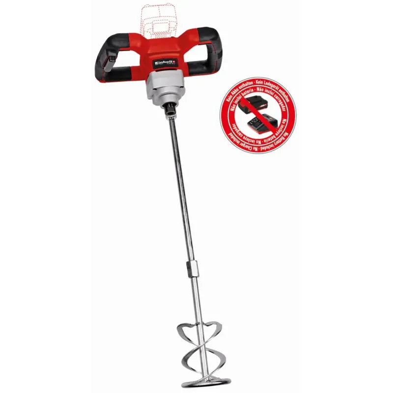 Einhell Te-mx 18 Li Akku Røreværk   Mørtelpiskeris ø100 Mm  18v   Batteri Og Lader