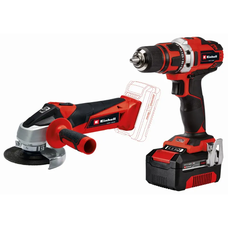 Einhell Te-tk 18   Li Kit Akku Værktøjssæt 1x18v     Ah Og Lader