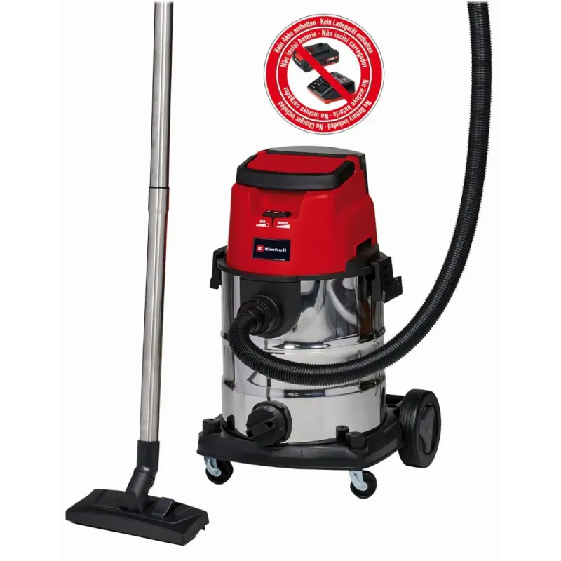 Einhell Te-vc 36 25 Li   Akku Våd- Tørstøvsuger 25 Liter 2x18v   Batteri Og Lader