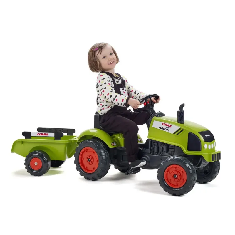 Falk Claas Traktor Med Vogn 808-052