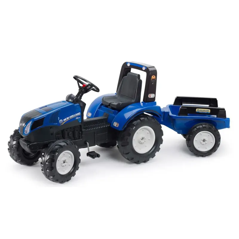 Falk New Holland Traktor Med Vogn 808-141