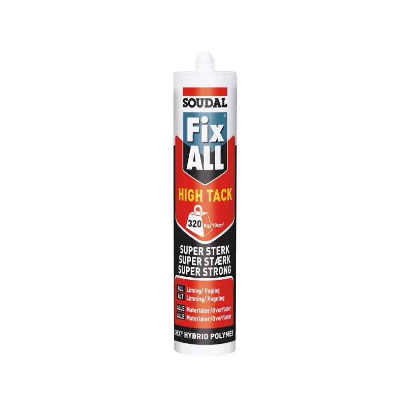 Fix All High Tack Montagelim Soudal Grå 290ml