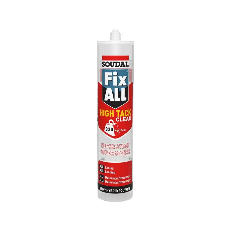 Fix All Ht Clear Montagelim Soudal Klar  290ml