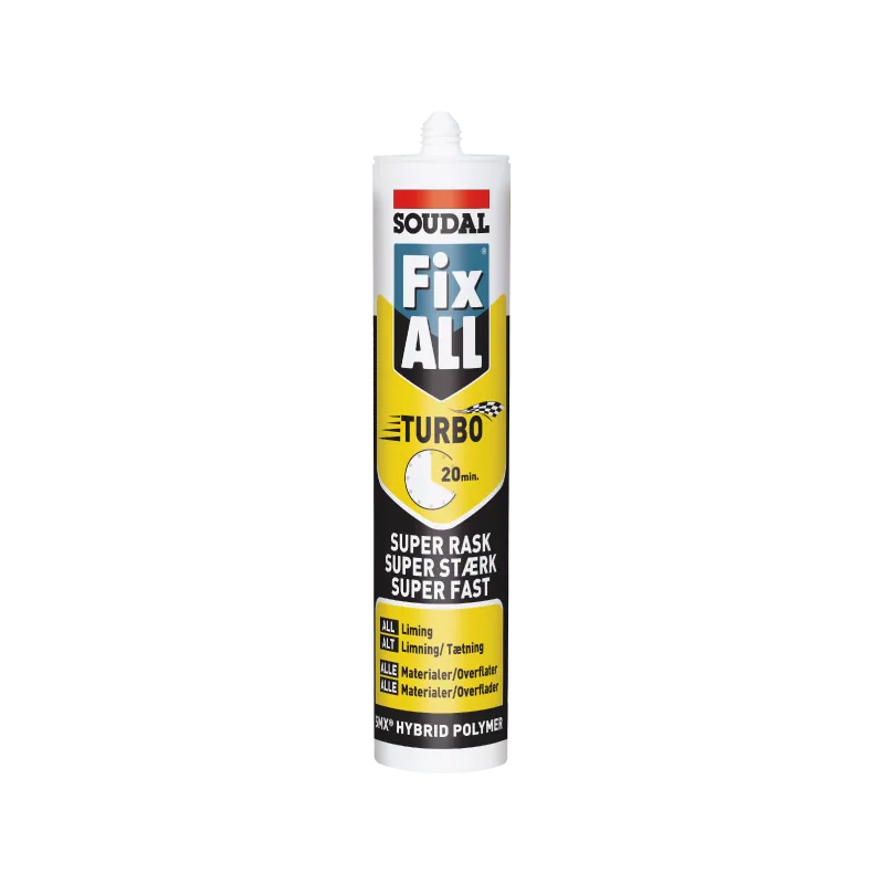 Fix All Turbo Montagelim 290ml Soudal Sort