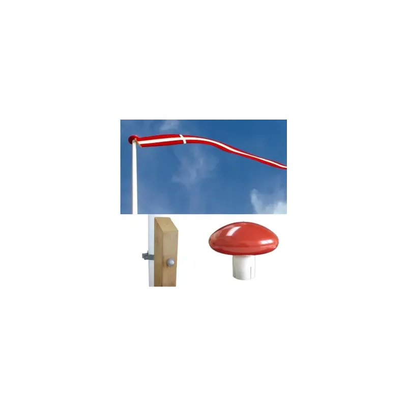 Glasfiberflagstang    Olieret Egestøtte Og Beslag   Meter