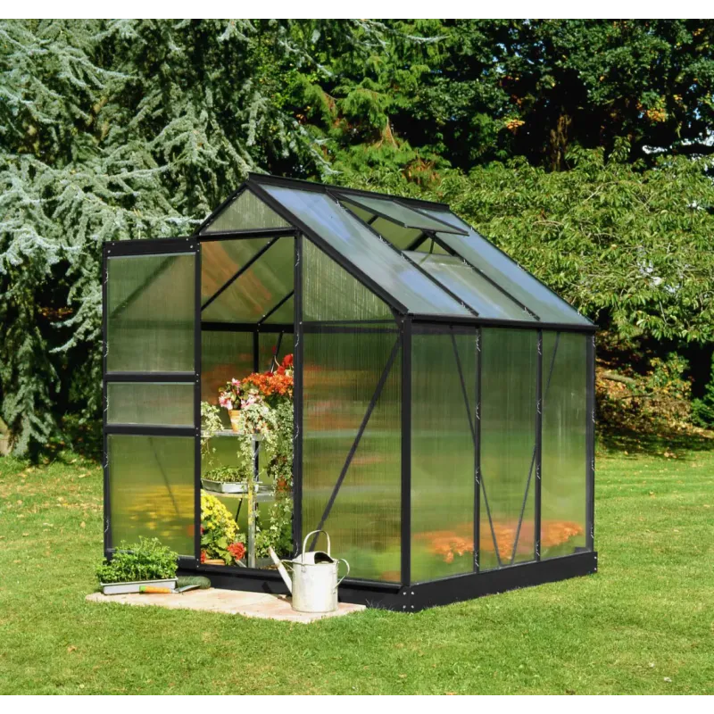 Halls Drivhus Popular 66 Sort     Mm Poly  F09939