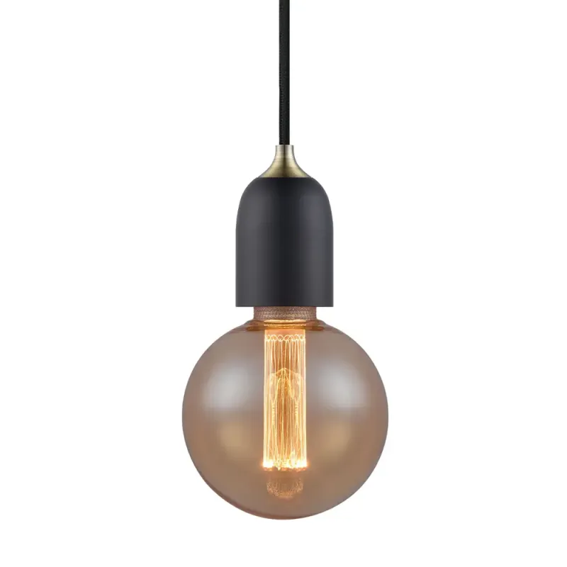 Halo Design Classic Fatningssæt Sortolieret Træ 739981
