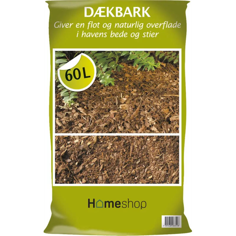 Homeshop Dækbark 60lt