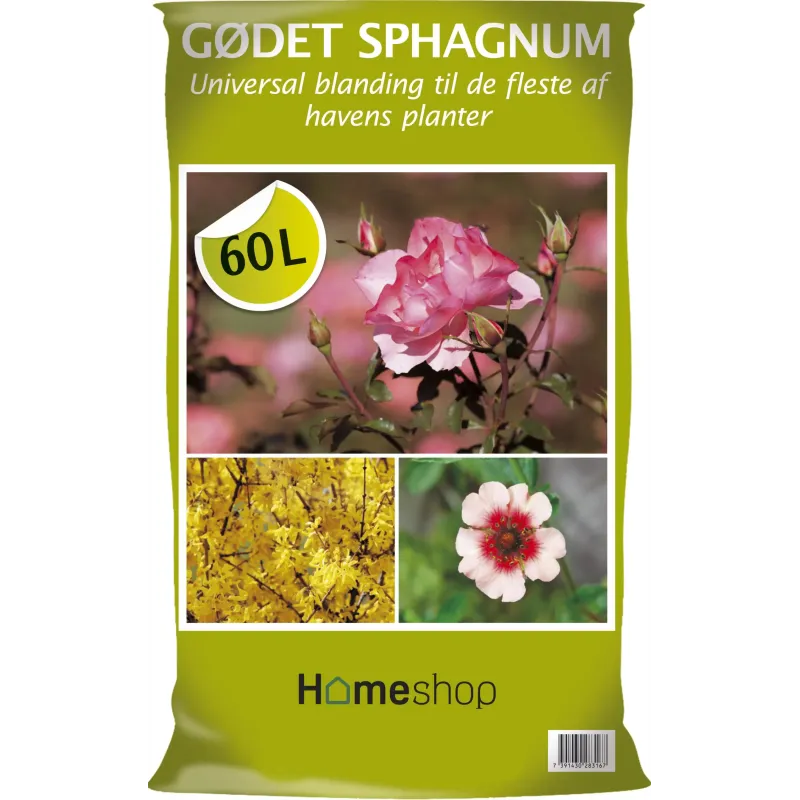 Homeshop Gødet Sphagnum  60lt