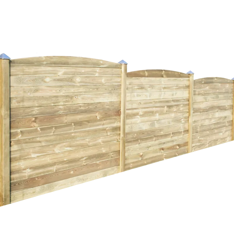 Hortus 178   Cm   Fag Med Topprofil Buet Afslutning Og   Mellem Stolper 101-691