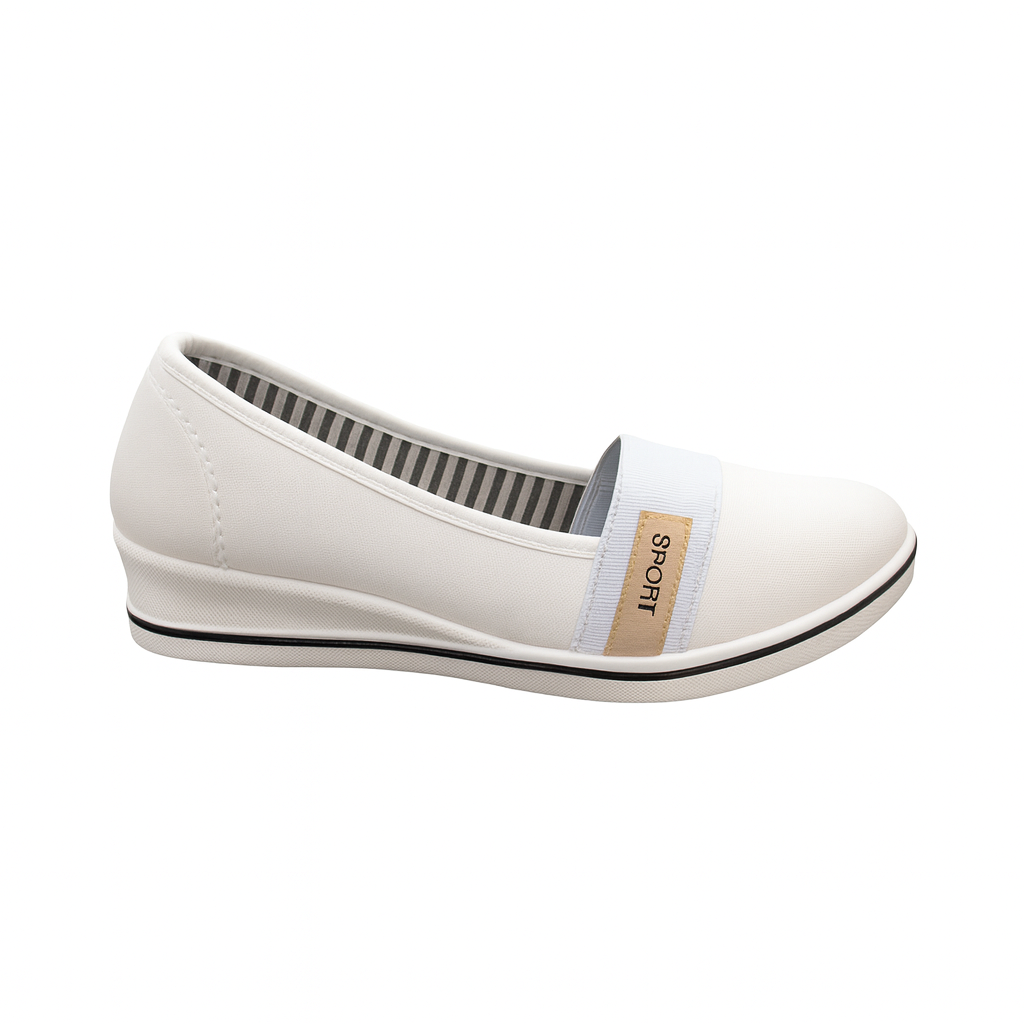 Dame Ballerina Hvid 37