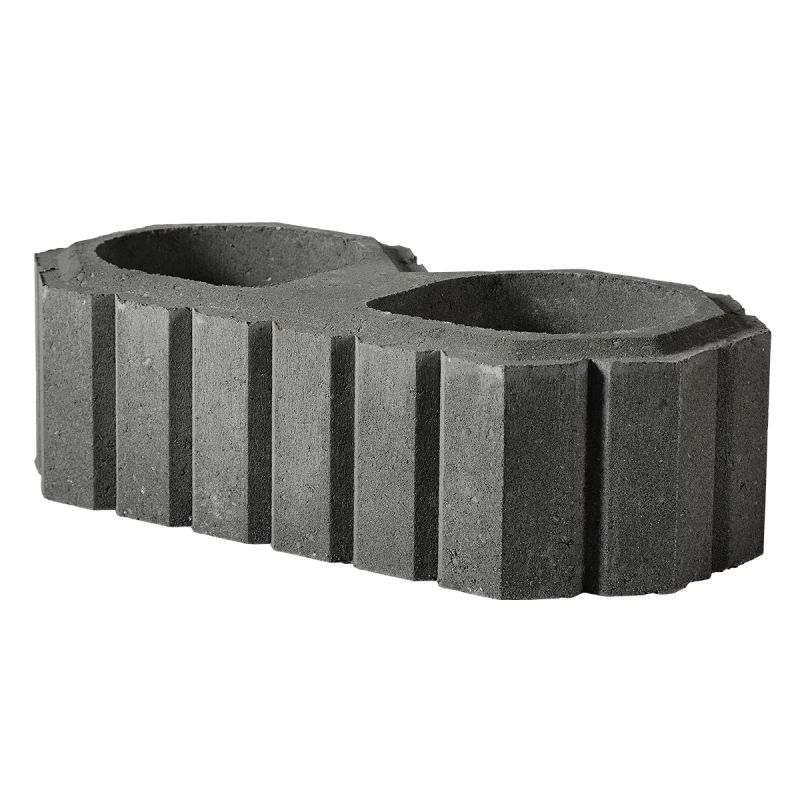 Ibf  Plantesten 50x25x15 Cm Sort Antracit Type