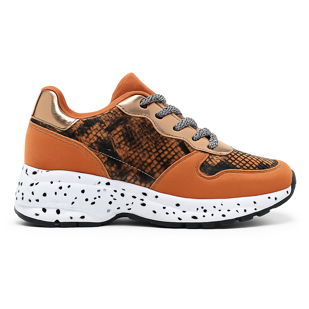 Dame Sneaker Orange 40