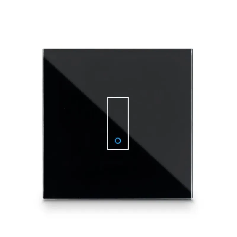 Iotty Smart Switch Single Button Faceplate Design Your Own Smart Switch Colour: Black