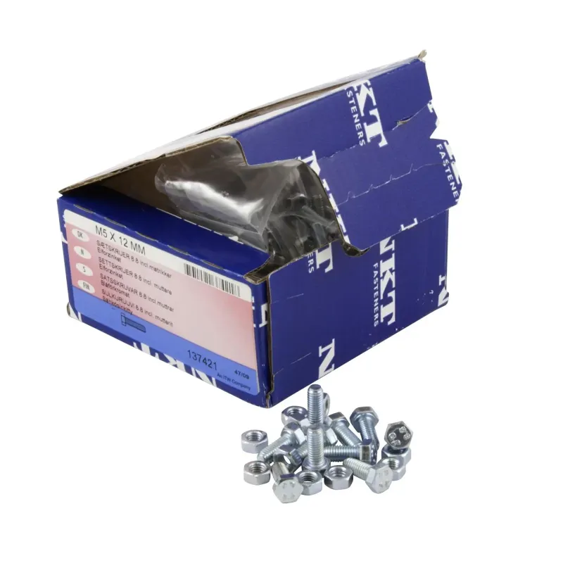 Itw   Bolt  Elforzinket Stålbolt M5   12 137421
