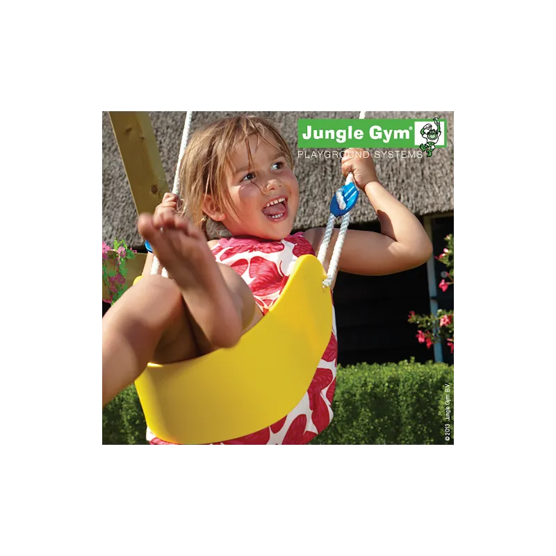 Jungle Gym Sling Swing Letvægtssæde Kitsæt  Gul 805-099