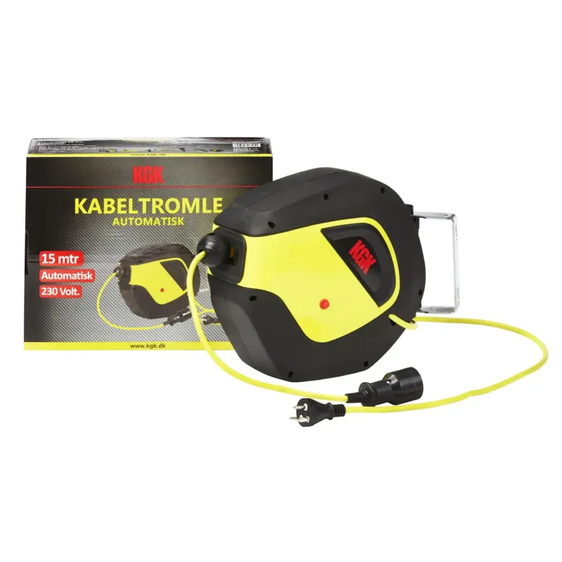 Kgk Kabelopruller 15 Mtr  230v