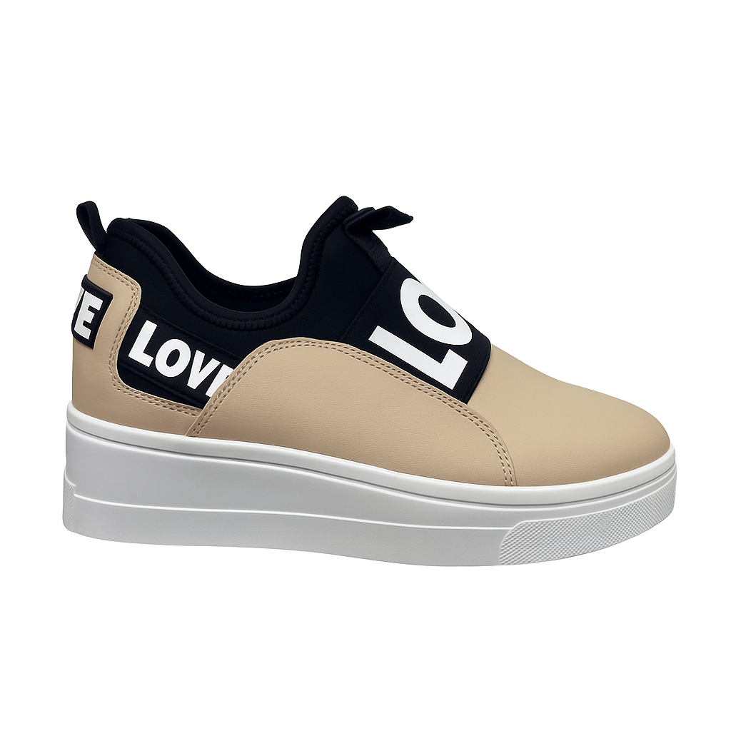 Dame Sneaker Beige 40