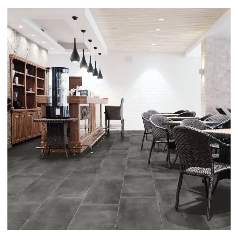 Magica Pietra Limestone Black  Sokkelkant 7x60 Flise