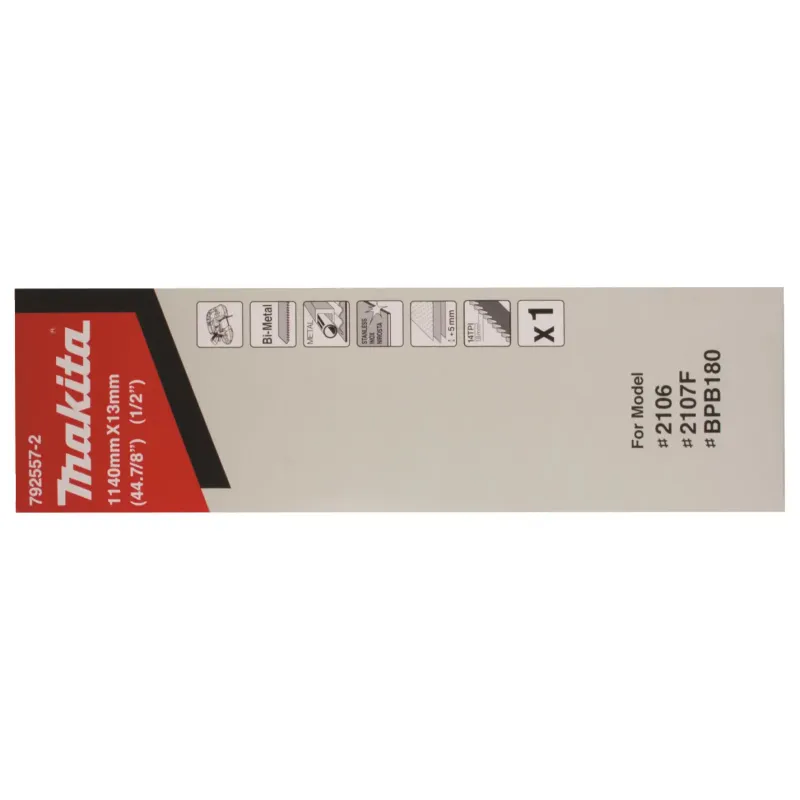 Makita Båndsavsklinge 14t Bi-   1stk  792557-