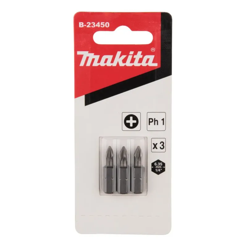 Makita Bitssæt   Dele Ph  -25mm  -23450