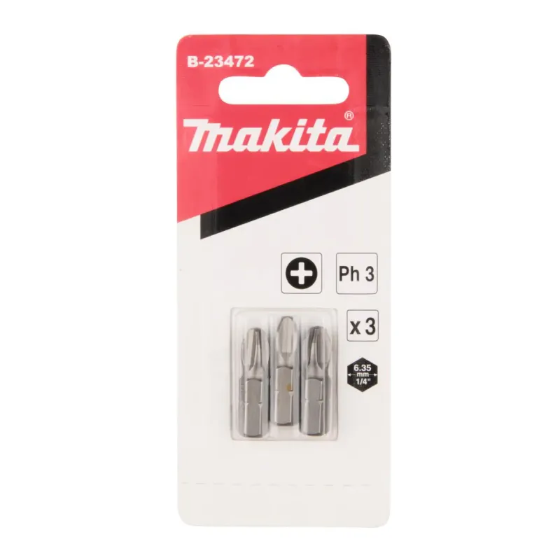 Makita Bitssæt   Dele Ph  -25mm  -23472