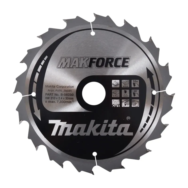 Makita Hm-klinge 210mm 16t  -08230