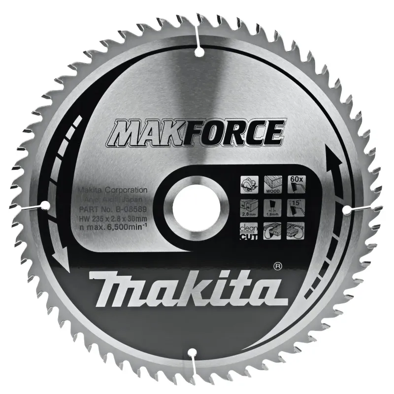 Makita Hm-klinge 235mm 60t  -32415  -08589